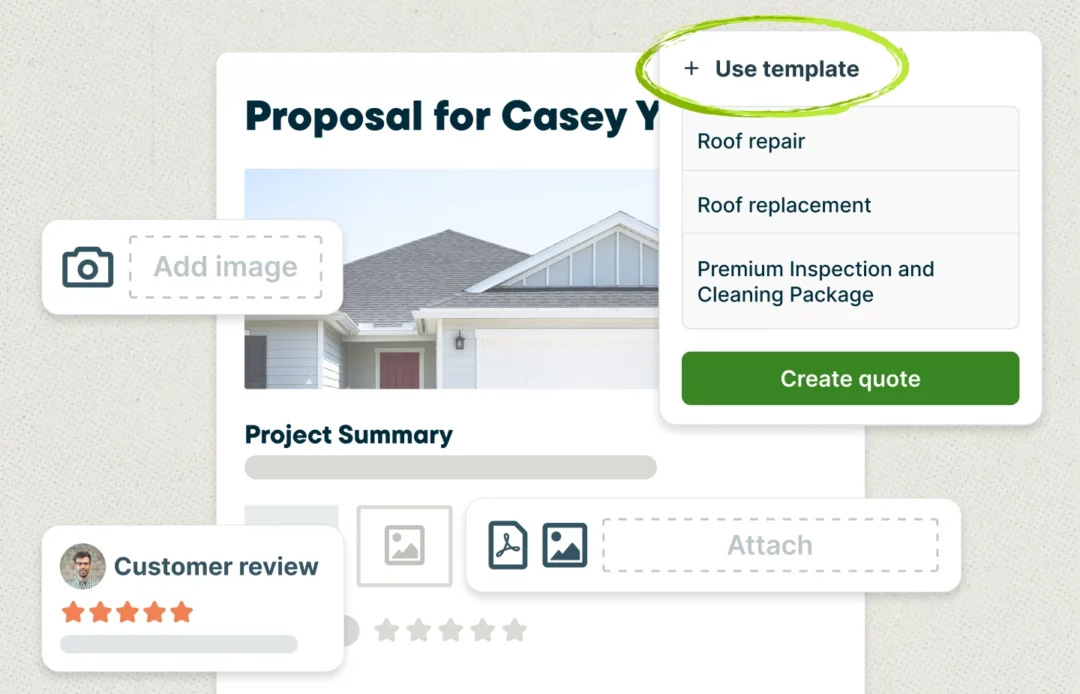 Jobber roofing contractor software