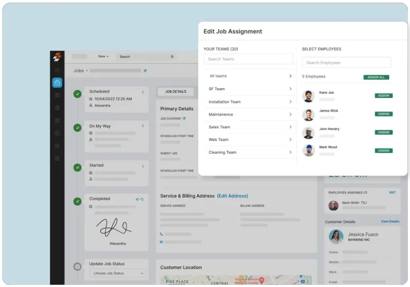 Zuper software for roofing contractors