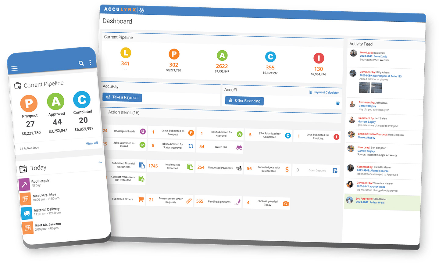 AccuLynx roofing contractor software