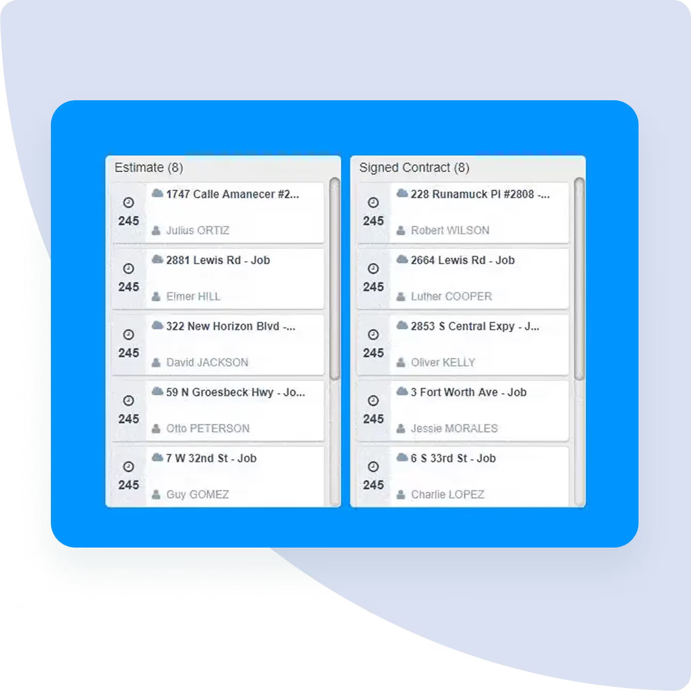 The JobNimbus roofing CRM